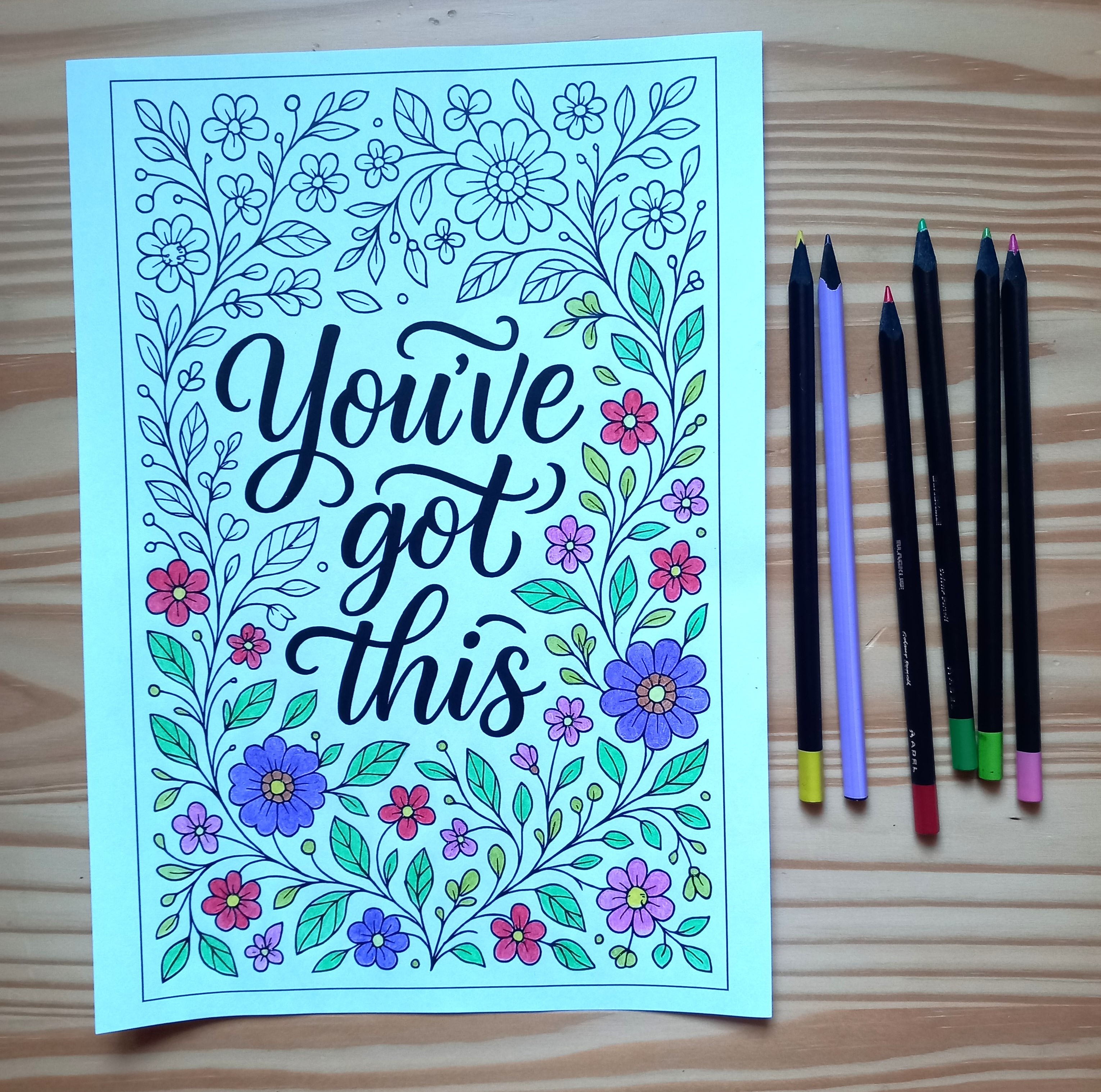 Relaxační omalovánky