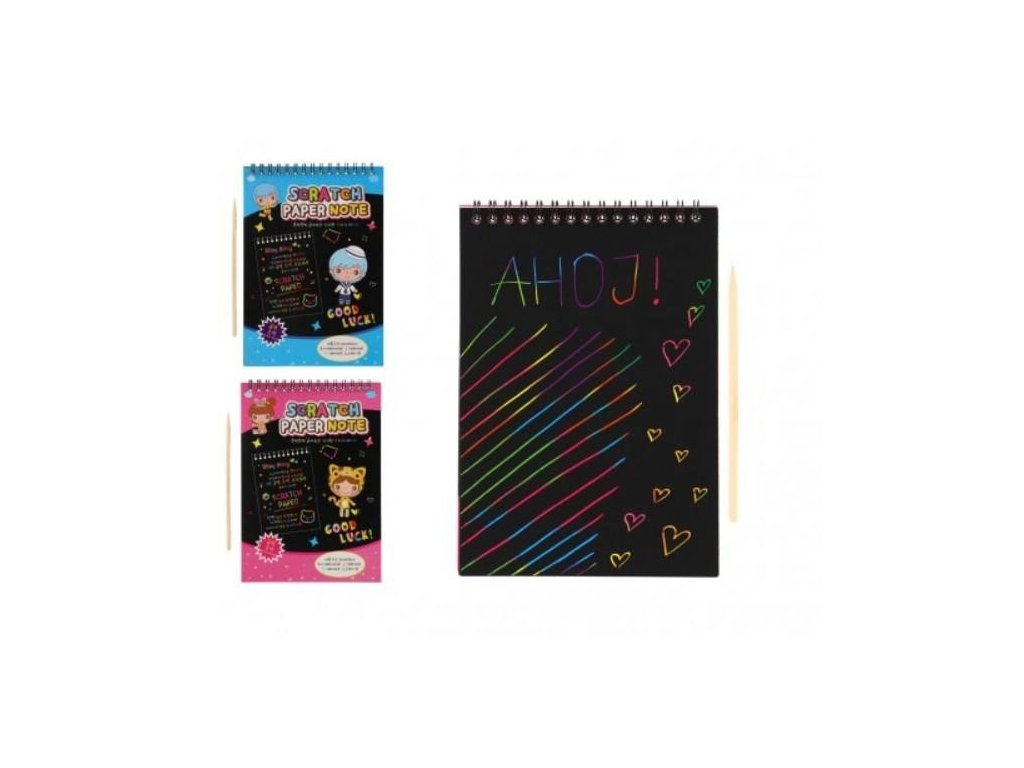 Střední vyškrabovací notes